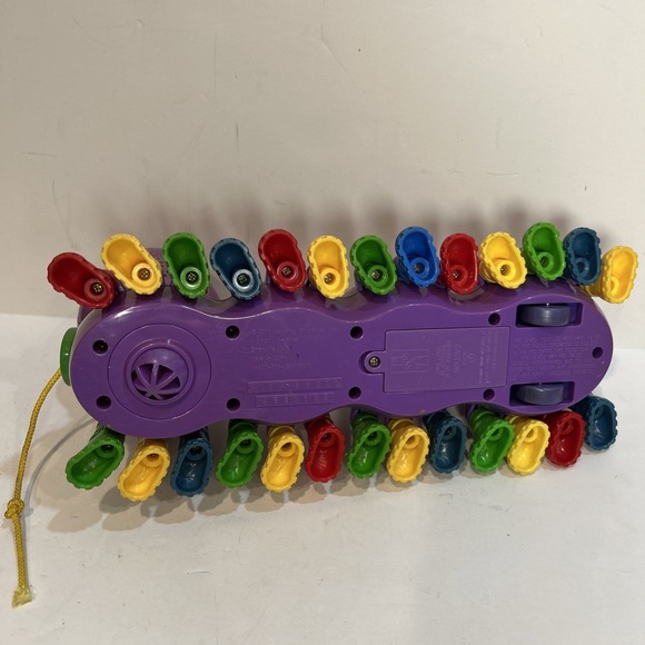 Leapfrog Alphabet Pal Purple Caterpillar Pull Toy Interactive Musical Tested - Picture 5 of 6